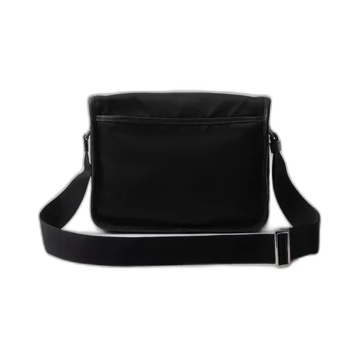 Re-Nylon and Saffiano leather shoulder bag