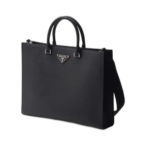 Saffiano leather tote bag