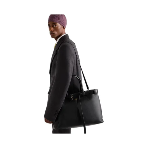 Prada Buckle leather bag with belt