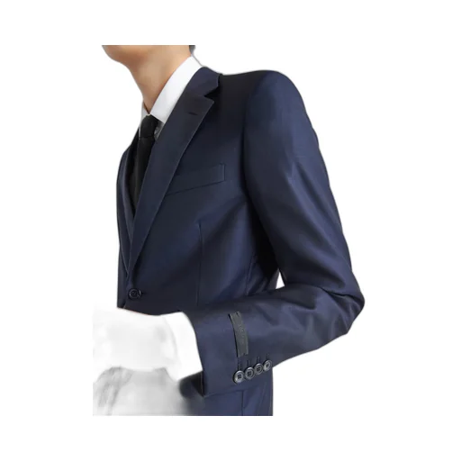 Single-breasted wool suit