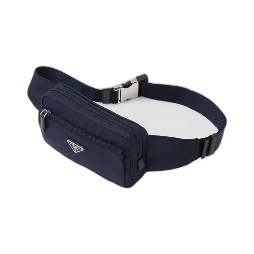 Re-Nylon and Saffiano leather belt bag