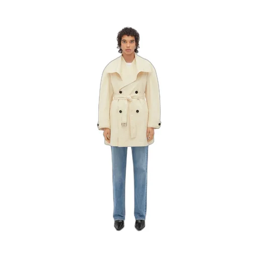 Light Cotton Twill Trench Coat