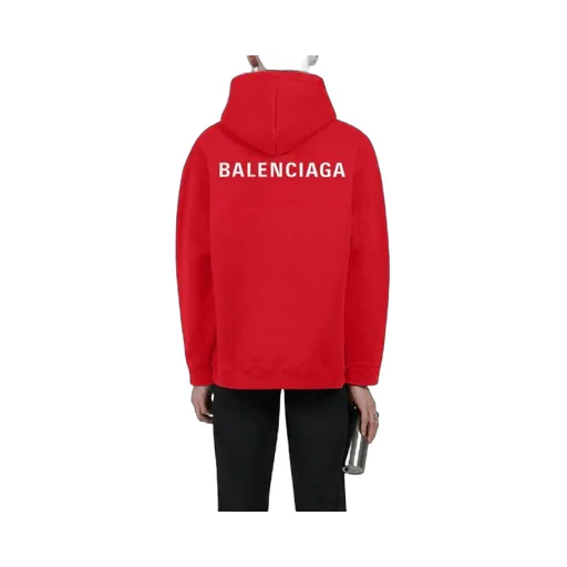 Logo Print Loose Hoodie