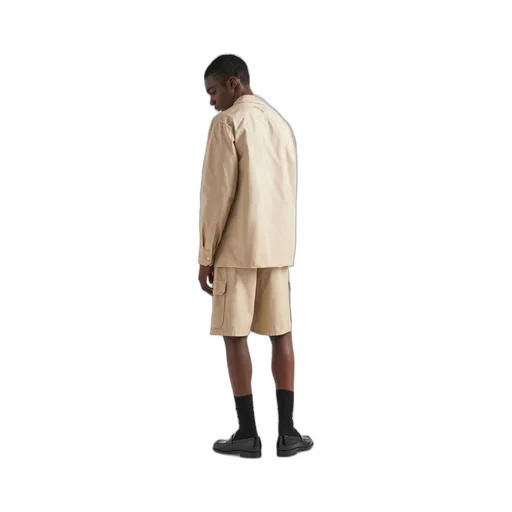 Cotton satin Bermudas