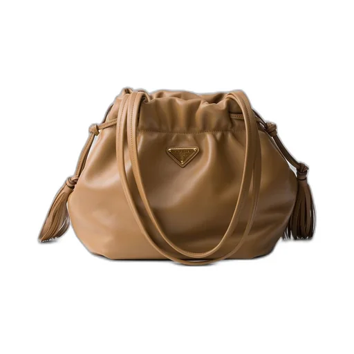 Nappa leather shoulder bag