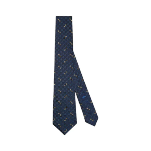 GG silk jacquard tie