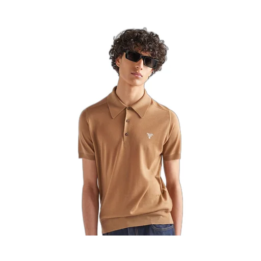 Cashmere polo shirt