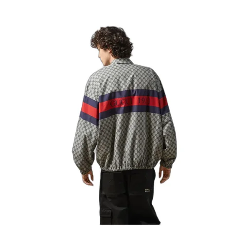 GG print cotton jacket
