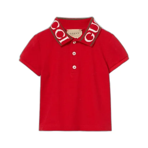 Baby Gucci cotton polo top
