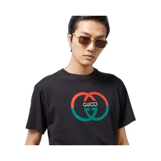 Cotton jersey printed T-shirt