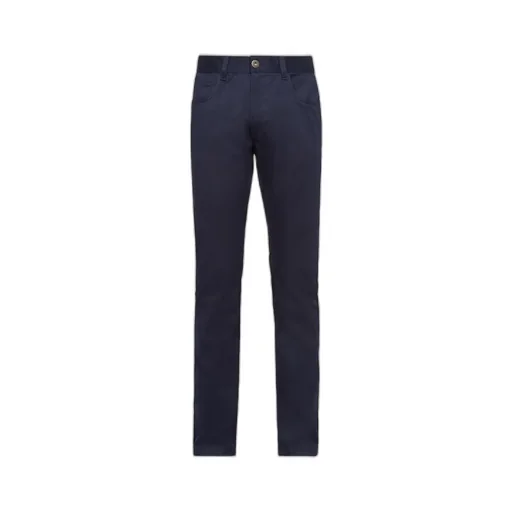 Five-pocket stretch drill jeans