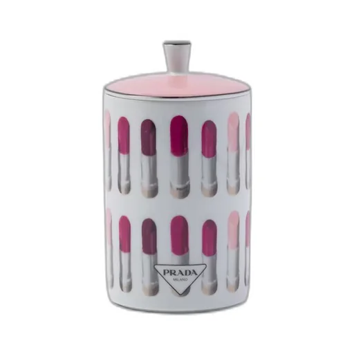 Porcelain scented candle - Lipstick Style
