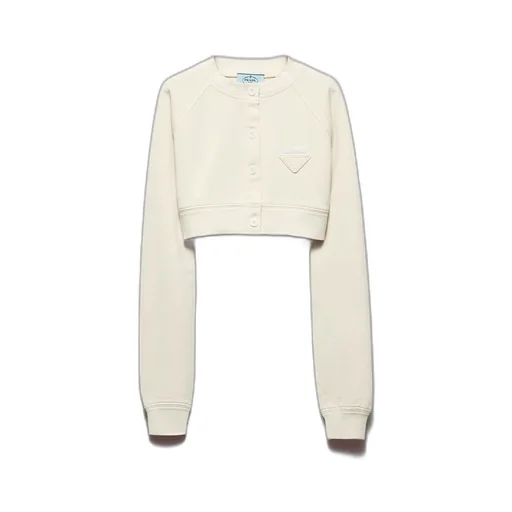 Cropped fleece blouson