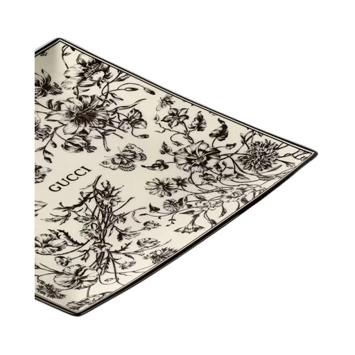 Gucci Flora Sketch print large trinket tray