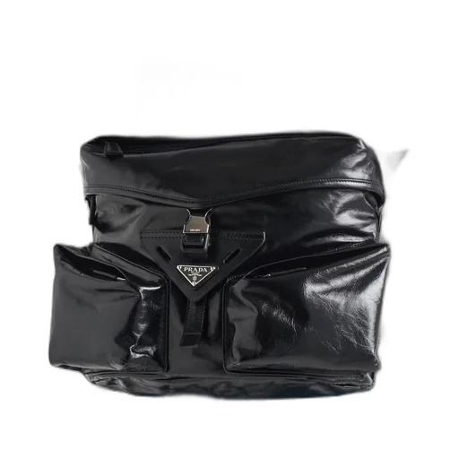 Leather shoulder bag