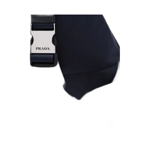 Re-Nylon and leather backpack