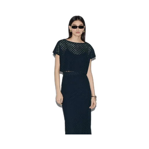 Double G flower lace top