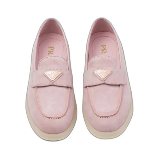 Suede leather loafers
