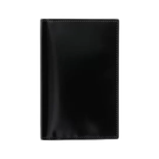 Brushed leather passport holder