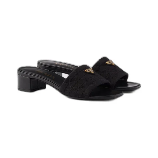 Embroidered fabric slides