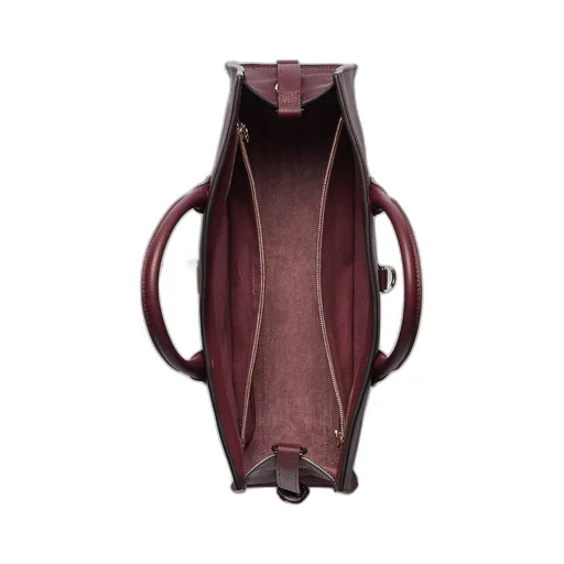 Medium tote bag with hook closure