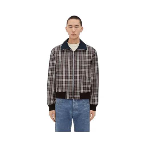 Checked Cotton Blouson