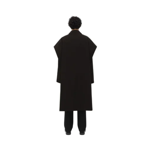 Cotton Silk Cape With Check Lining