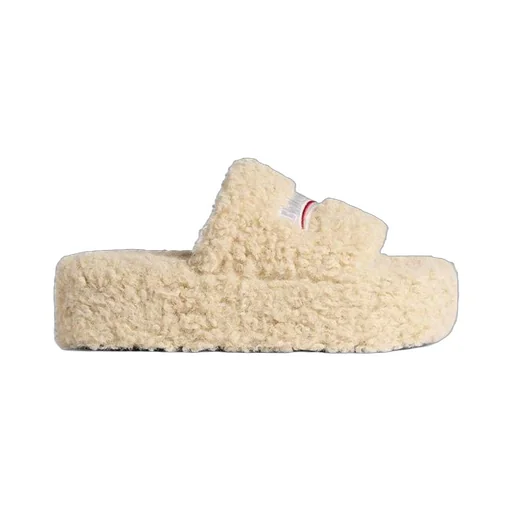 Furry Platform Sandal