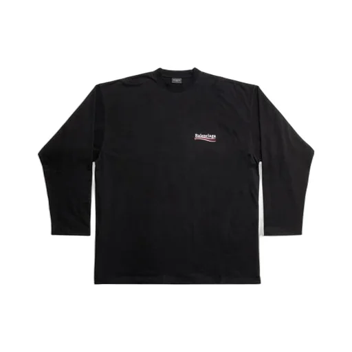 Political Campaign Long Sleeve T-Shirt Large Fit