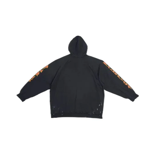 Metal Logo Hoodie Oversized Fit