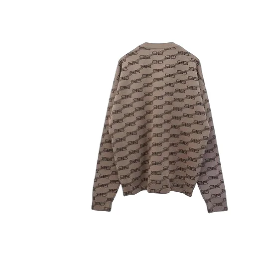 BB Allover Crewneck Knit Sweater