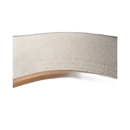 Linen blend baseball cap