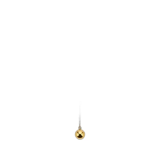 Drop chain necklace with Gucci script