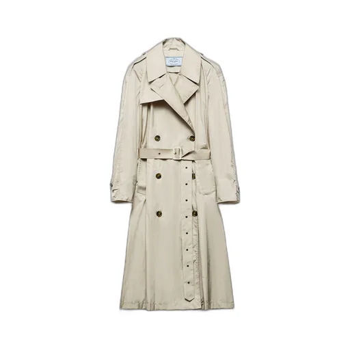 Light technical fabric trench coat