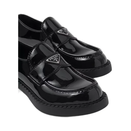 Patent leather loafers