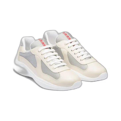 Prada America's Cup patent leather and bike fabric sneakers