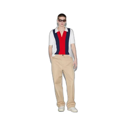 Double cotton twill pant with Web