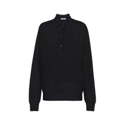 Cashmere polo shirt