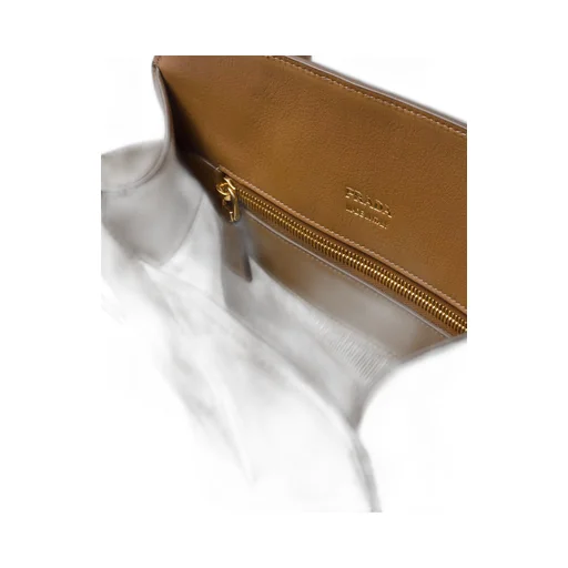 Medium leather tote bag