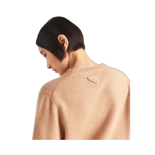 Wool and cashmere crew-neck sweater
