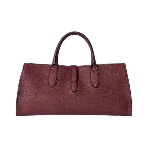 Medium tote bag with hook closure