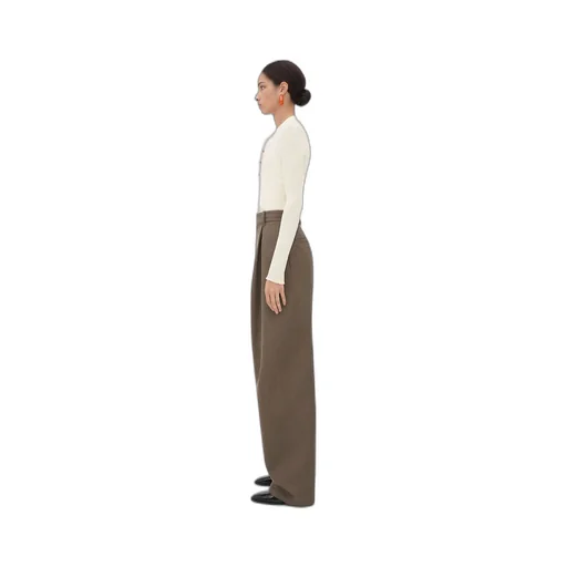 Soft Wool Twill Trousers