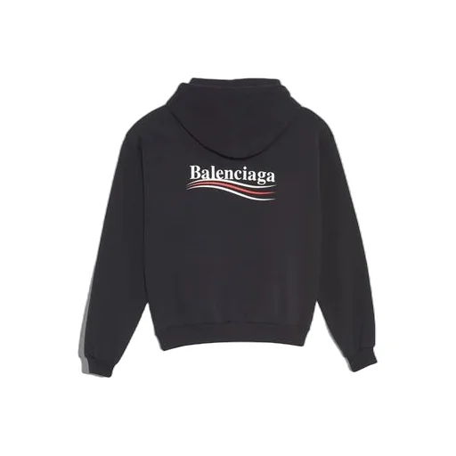 Political Campaign Hoodie Black