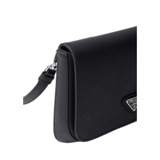 Saffiano leather shoulder bag