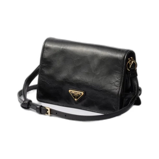 Leather shoulder bag