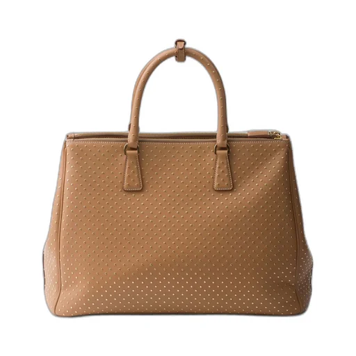Extra-large Prada Galleria studded leather bag