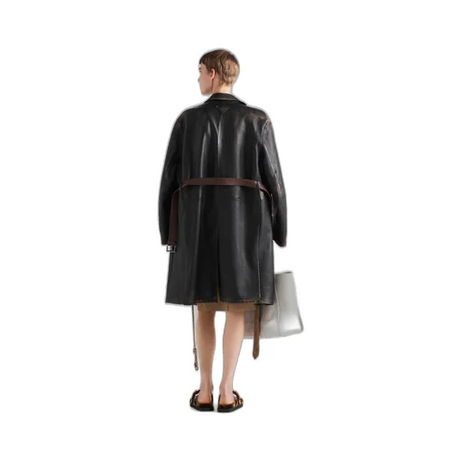 Leather coat