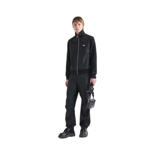 Sweatshirt with Re-Nylon details