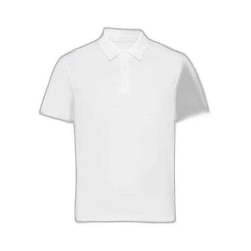 Stretch cotton polo shirt