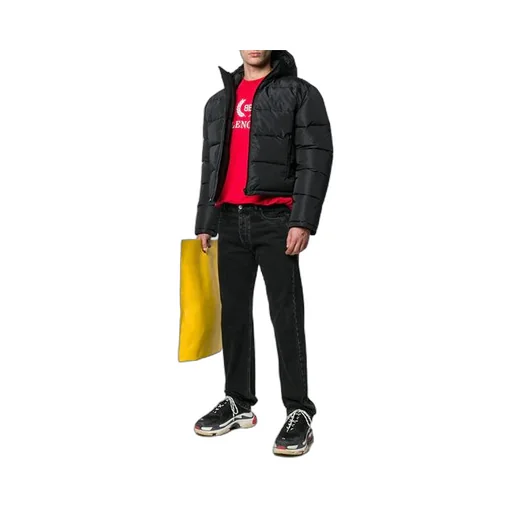 Small Logo Print Down Jacket